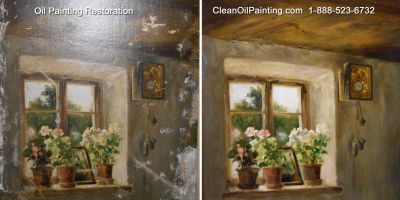 12 oil painting restoration copy